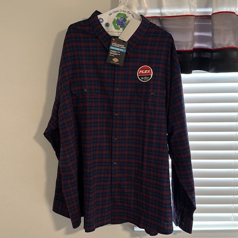 Dickies Long Sleeve Flannel Shirt